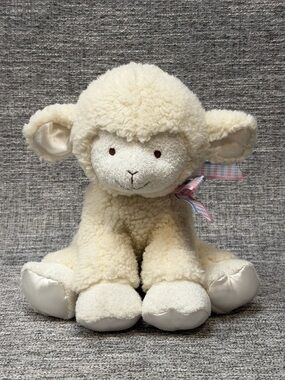 Baby Lamb Nellie's All Natural Lamby Dryerballs Plush Stuffed Animal Pastel Bow